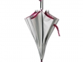 Satynowy srebrny parasol   IT3207-38